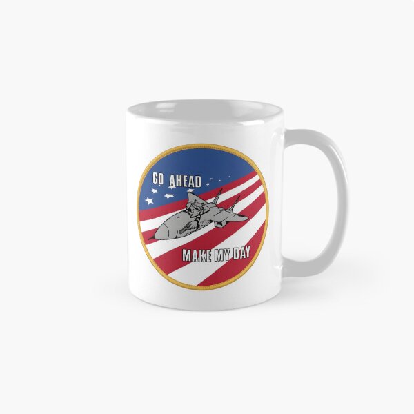 Item preview, F-14 Tomcat "Go Ahead Make My Day" Aggressor Commemorative Patch designed and sold by CharlieDesings.