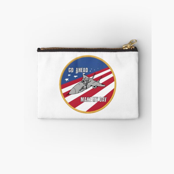 Item preview, F-14 Tomcat "Go Ahead Make My Day" Aggressor Commemorative Patch designed and sold by CharlieDesings.