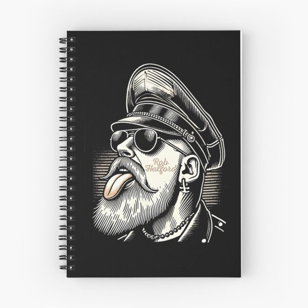 Item preview, Rob Halford Metal Legend Portrait Heavy Rock Graphic Design designed and sold by KaliYahro.