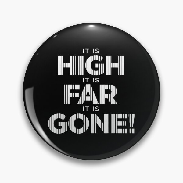 Item preview, It Is High It Is Far It Is Gone Baseball Home Run designed and sold by Serene woods.