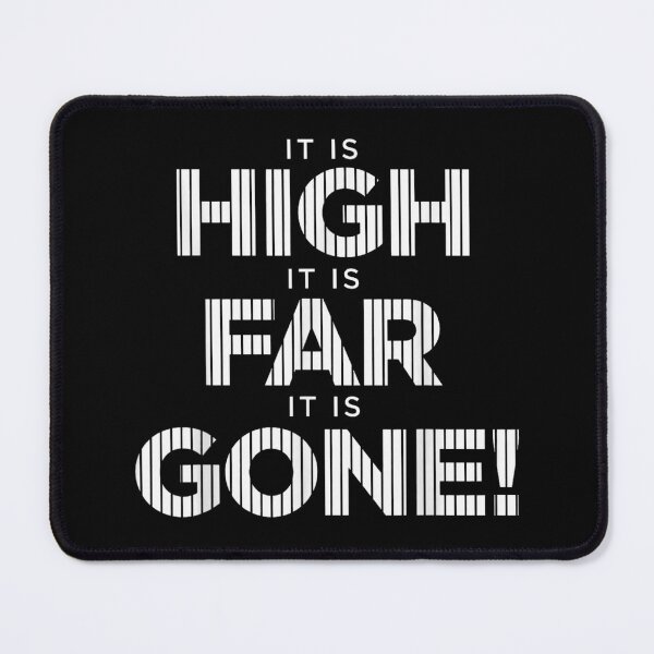 Item preview, It Is High It Is Far It Is Gone Baseball Home Run designed and sold by Serene woods.