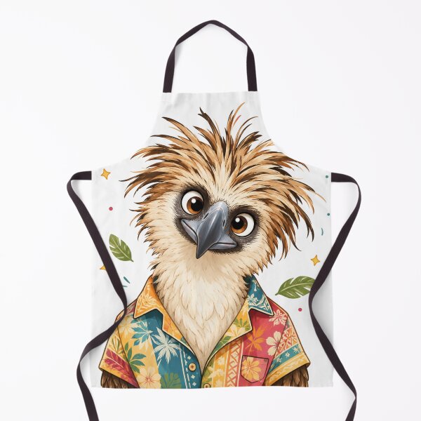 Item preview, Tropical Smiling Bird – Cute Kawaii Philippine Eagle Cartoon designed and sold by MarekoraStudio.