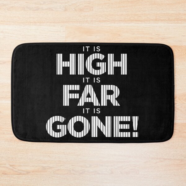 Item preview, It Is High It Is Far It Is Gone Baseball Home Run designed and sold by Serene woods.