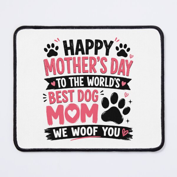 Item preview, Happy Mother's Day to The World Best Dog Mom Mother's Day 2 designed and sold by Naviiraart.