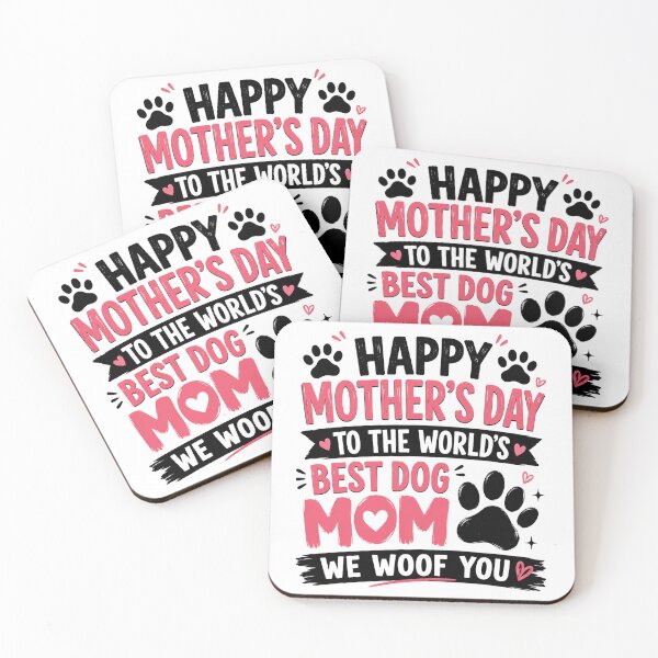 Item preview, Happy Mother's Day to The World Best Dog Mom Mother's Day 2 designed and sold by Naviiraart.