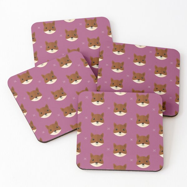 Item preview, Squirrel heads on purple designed and sold by reneesillus.