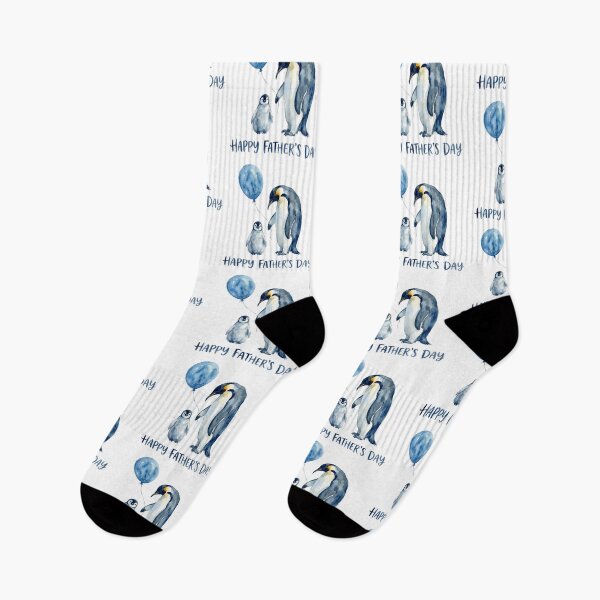 Item preview, Happy Father's Day, Penguin Dad designed and sold by Roy & Tiffany.