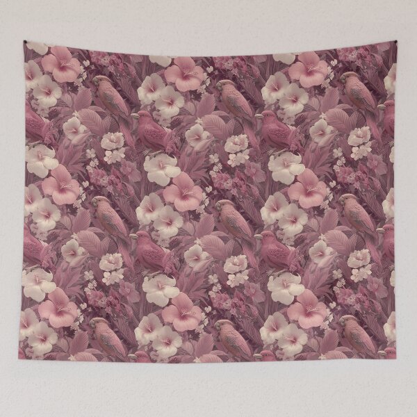 Item preview, Classic Tropical Floral Texture  - Birth Flower Motif  - Retirement Gifts For Men designed and sold by RoyalStarsPatts.