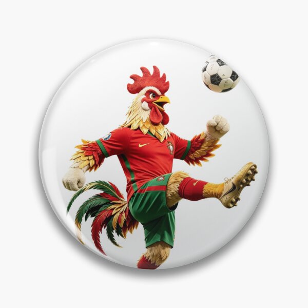 Item preview, Rooster Soccer Player Portugal Jersey - Funny Football Chicken designed and sold by monasants.