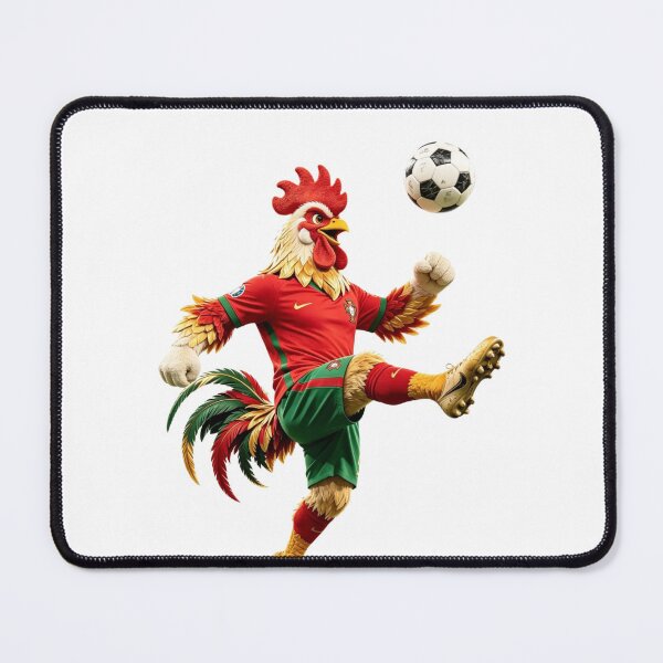 Item preview, Rooster Soccer Player Portugal Jersey - Funny Football Chicken designed and sold by monasants.