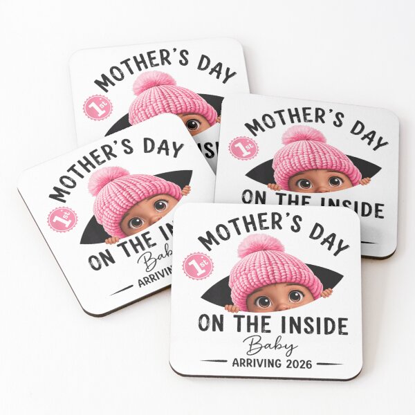 Item preview, First Mother’s Day On The Inside Baby Girl Arriving 2026 Pregnancy designed and sold by Serene woods.