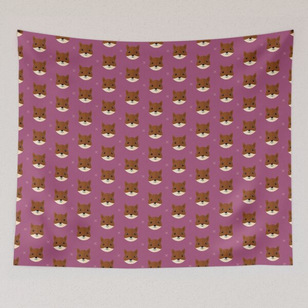 Item preview, Squirrel heads on purple designed and sold by reneesillus.
