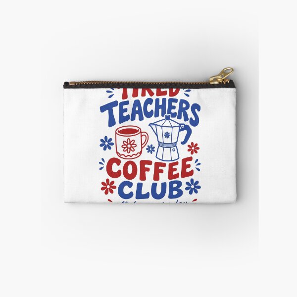 Item preview, Tired Teachers Coffee Club Retro Educator designed and sold by gunaone-design.