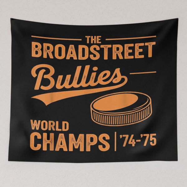 Item preview, The Broadstreet Bullies World Champs 74-75 Vintage Hockey Puck Sports Art designed and sold by Serene woods.