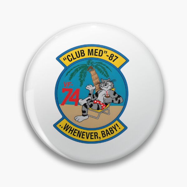 Item preview, VF-74 "Be-Devilers" 1987 Club Med Mediterranean Deployment Patch designed and sold by CharlieDesings.