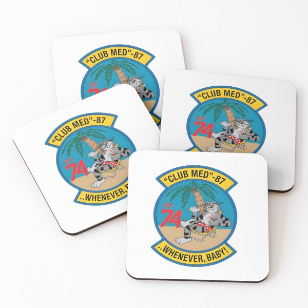 Item preview, VF-74 "Be-Devilers" 1987 Club Med Mediterranean Deployment Patch designed and sold by CharlieDesings.