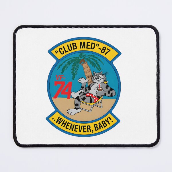 Item preview, VF-74 "Be-Devilers" 1987 Club Med Mediterranean Deployment Patch designed and sold by CharlieDesings.