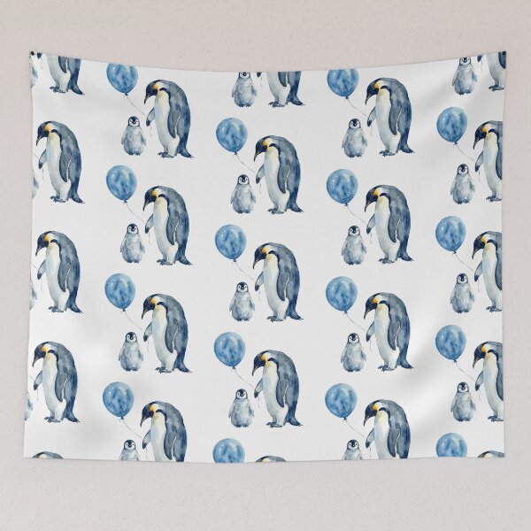 Item preview, Penguin Dad and Baby designed and sold by Roy & Tiffany.