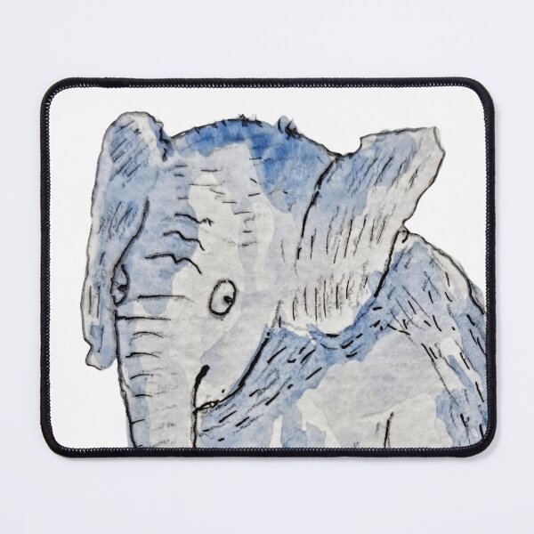 Item preview, We Try! - Deadpan Elephant & Tiny Chair - Transparent Background designed and sold by Rak Scenist.