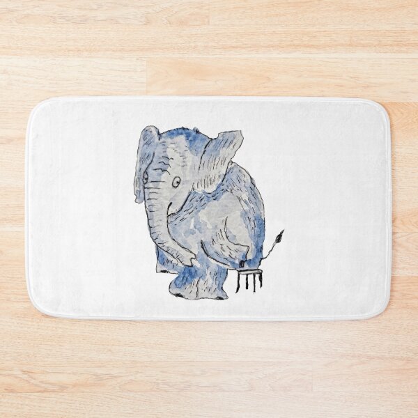 Item preview, We Try! - Deadpan Elephant & Tiny Chair - Transparent Background designed and sold by Rak Scenist.