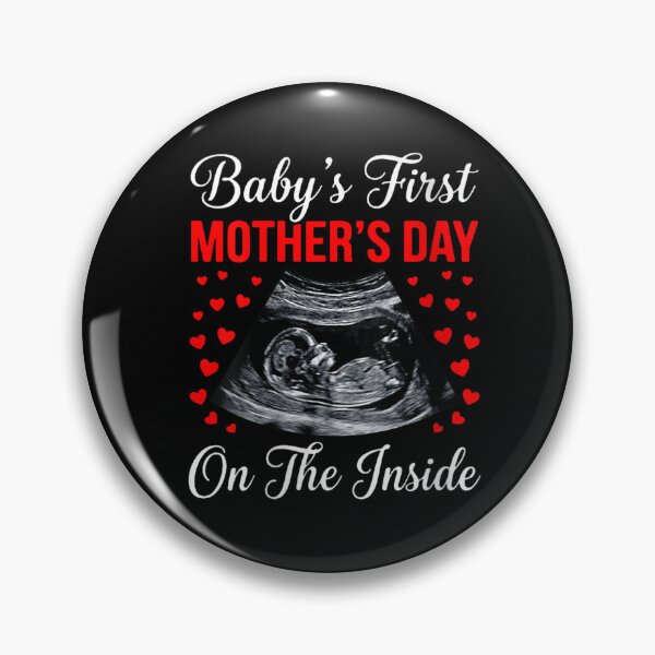 Item preview, Baby’s First Mother’s Day On The Inside Ultrasound Pregnancy Reveal Art designed and sold by River Silva.