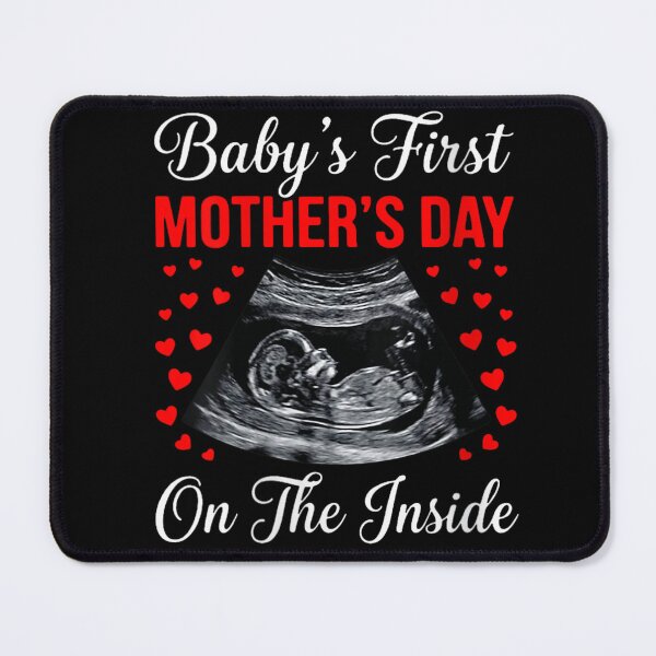 Item preview, Baby’s First Mother’s Day On The Inside Ultrasound Pregnancy Reveal Art designed and sold by River Silva.
