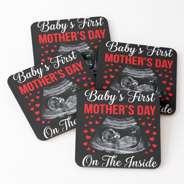 Item preview, Baby’s First Mother’s Day On The Inside Ultrasound Pregnancy Reveal Art designed and sold by River Silva.