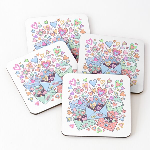 Item preview, Love Letter Explosion – Romantic Message Burst designed and sold by RH Design Lab.