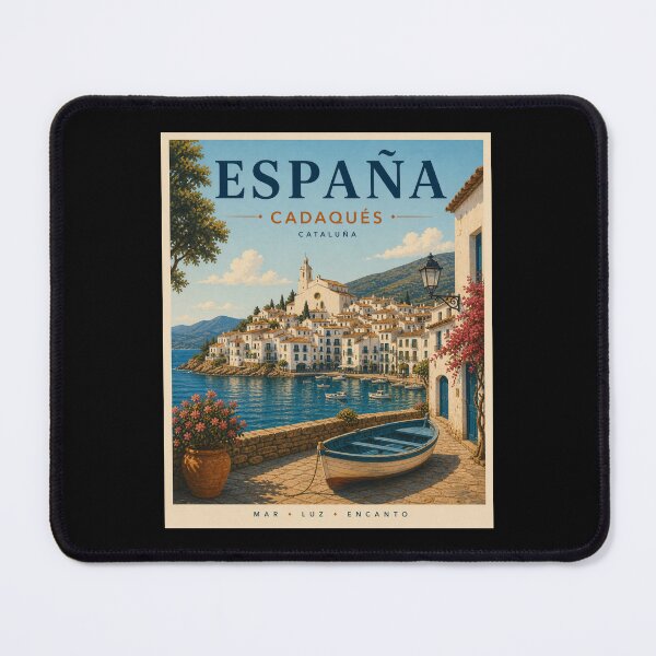 Item preview, Cadaqués Cataluña Spain - Travel Art Poster designed and sold by Tienda-Vane.