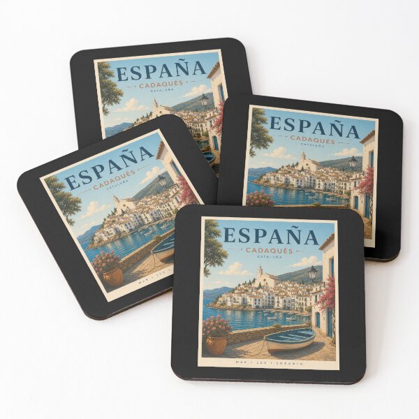 Item preview, Cadaqués Cataluña Spain - Travel Art Poster designed and sold by Tienda-Vane.