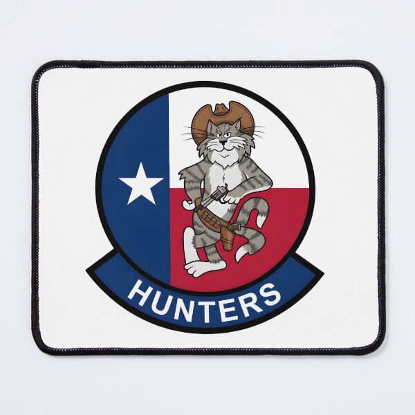 Aperçu de l'œuvre Écusson VF-201 « Hunters » Texas Lone Star F-14 Tomcat créée et vendue par CharlieDesings.