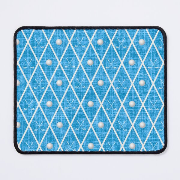 Item preview, Golf Balls & Clubs Argyle on Bright Blue designed and sold by KSimpson838.