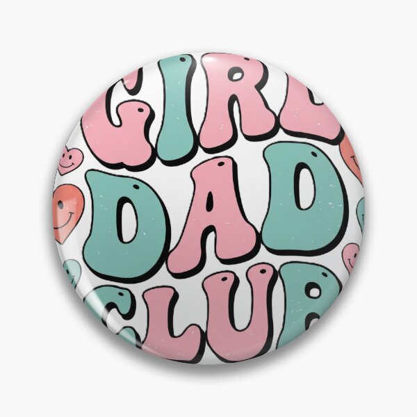 Item preview, Girl Dad Club Retro Groovy Vintage Father Daughter Matching Gift. designed and sold by UniqueArtsOnly.
