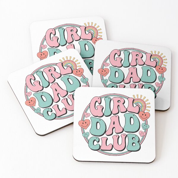 Item preview, Girl Dad Club Retro Groovy Vintage Father Daughter Matching Gift. designed and sold by UniqueArtsOnly.