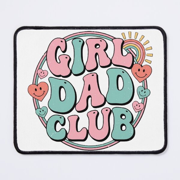 Item preview, Girl Dad Club Retro Groovy Vintage Father Daughter Matching Gift. designed and sold by UniqueArtsOnly.