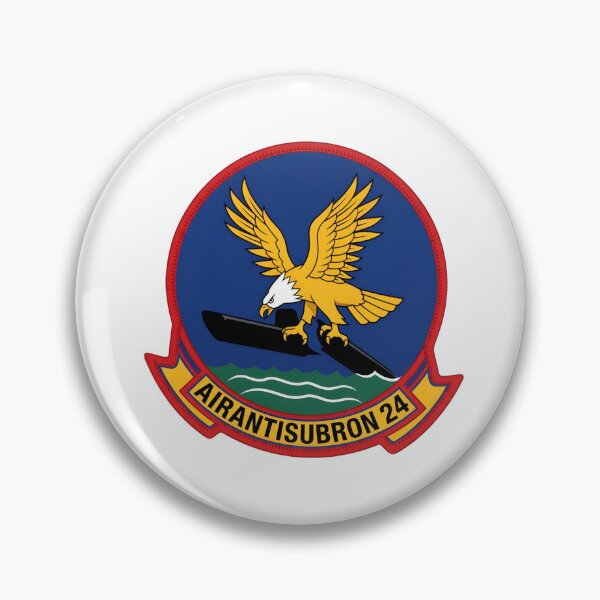 Item preview, VS-24 "Airantisubron 24" Anti-Submarine Warfare Squadron Insignia designed and sold by CharlieDesings.