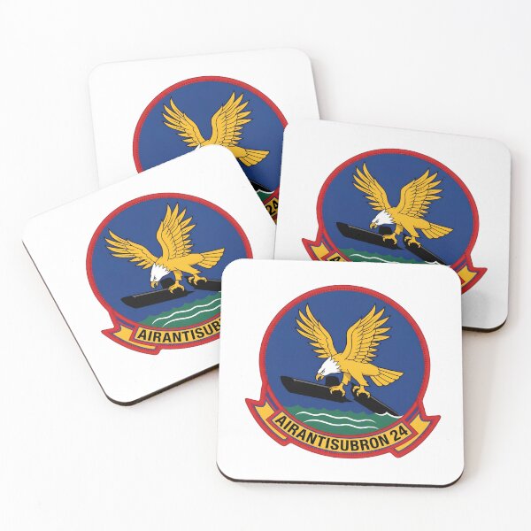 Item preview, VS-24 "Airantisubron 24" Anti-Submarine Warfare Squadron Insignia designed and sold by CharlieDesings.