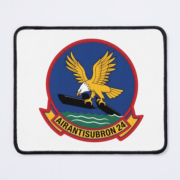 Item preview, VS-24 "Airantisubron 24" Anti-Submarine Warfare Squadron Insignia designed and sold by CharlieDesings.