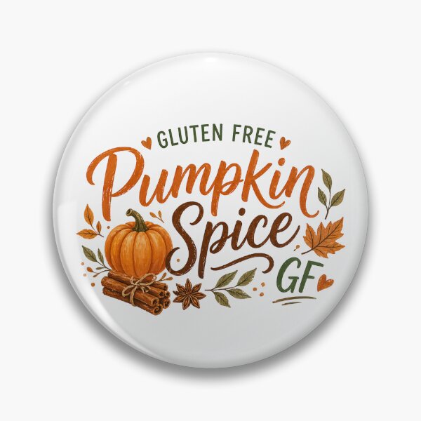 Item preview, Gluten Free Pumpkin Spice – Cute Autumn Coeliac Fall Aesthetic Cozy Typography Design designed and sold by My Gluten Free Life UK.
