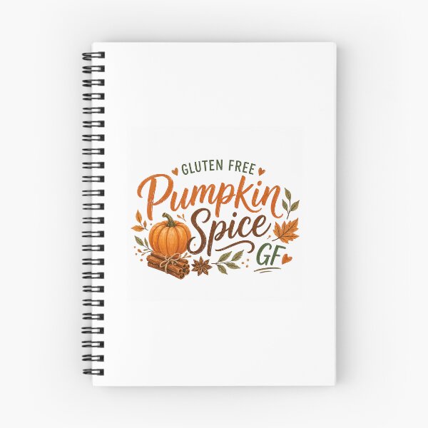 Item preview, Gluten Free Pumpkin Spice – Cute Autumn Coeliac Fall Aesthetic Cozy Typography Design designed and sold by My Gluten Free Life UK.