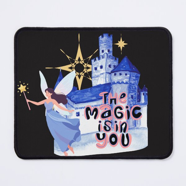 Item preview, The Magic Is In You Fairy Castle Motivational Quote Design designed and sold by Palette _Vibes.
