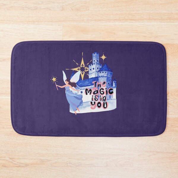 Item preview, The Magic Is In You Fairy Castle Motivational Quote Design designed and sold by Palette _Vibes.