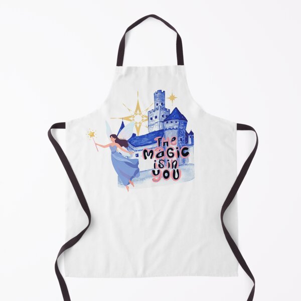 Item preview, The Magic Is In You Fairy Castle Motivational Quote Design designed and sold by Palette-Vibes.
