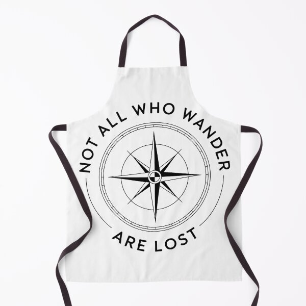 Item preview, Not All Who Wander Are Lost – Compass Minimalist Travel Adventure Design designed and sold by ArcticFoxStudio.
