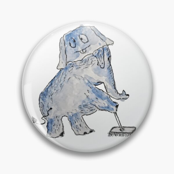Item preview, Good! - Sarcastic Moping Elephant Art - Transparent Background designed and sold by Rak Scenist.
