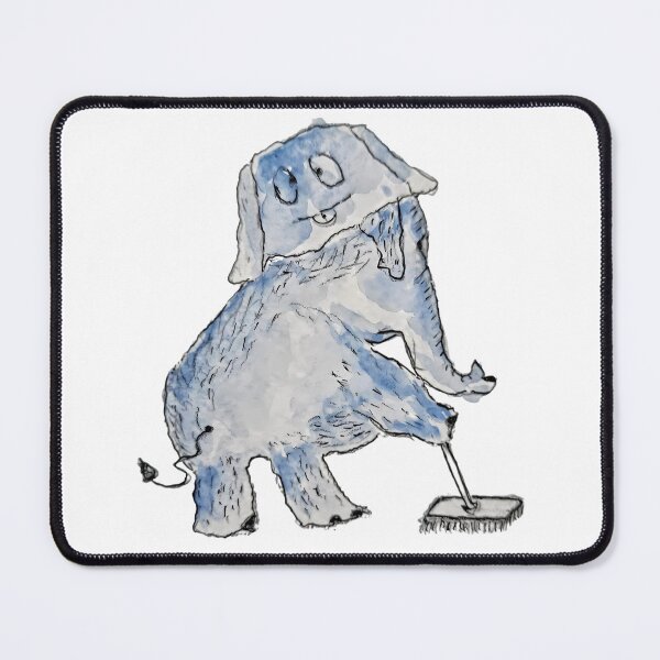 Item preview, Good! - Sarcastic Moping Elephant Art - Transparent Background designed and sold by Rak Scenist.