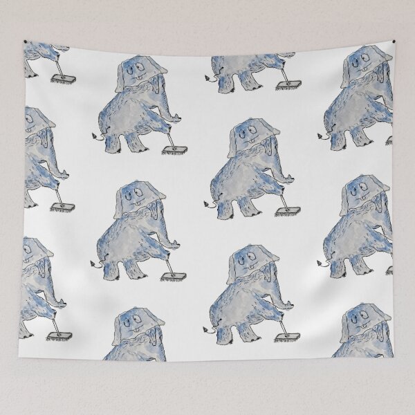 Item preview, Good! - Sarcastic Moping Elephant Art - Transparent Background designed and sold by Rak Scenist.