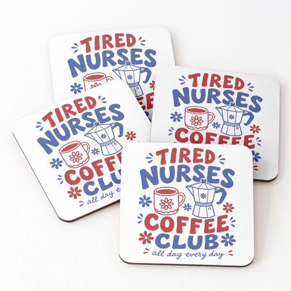 Item preview, Tired Nurses Coffee Club designed and sold by gunaone-design.