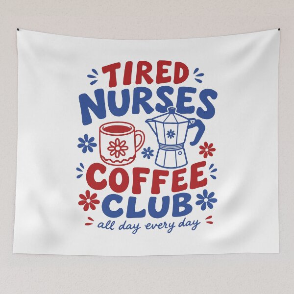 Item preview, Tired Nurses Coffee Club designed and sold by gunaone-design.