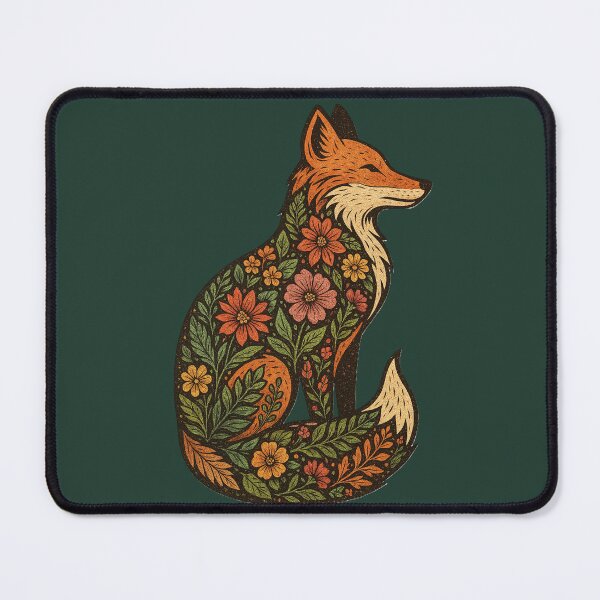 Item preview, Floral Fox Vintage Nature Art Shirt designed and sold by Negisandeep studio.